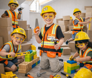 Party-Verleihkiste "Bauarbeiterparty" (LEIHARTIKEL)