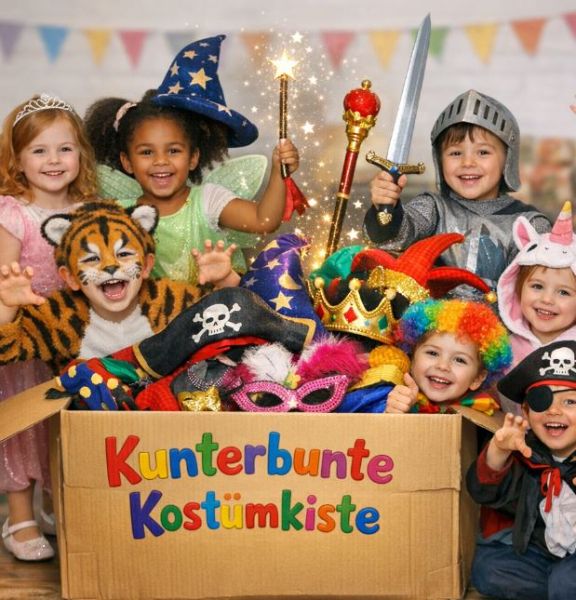 Kunterbunte Kostümkiste Verkleidungskiste (Verleih)