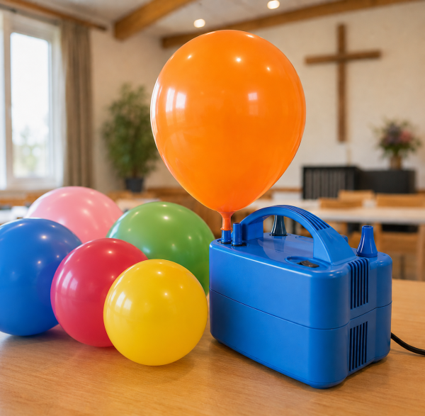 Luftballonpumpe elektrisch zum Ausleihen