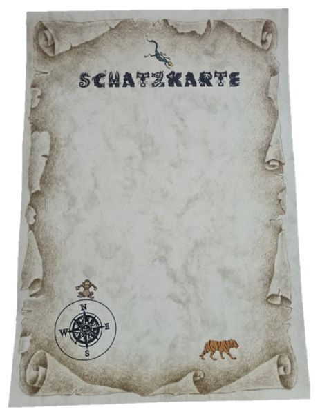 Schatzkarte Dschungel